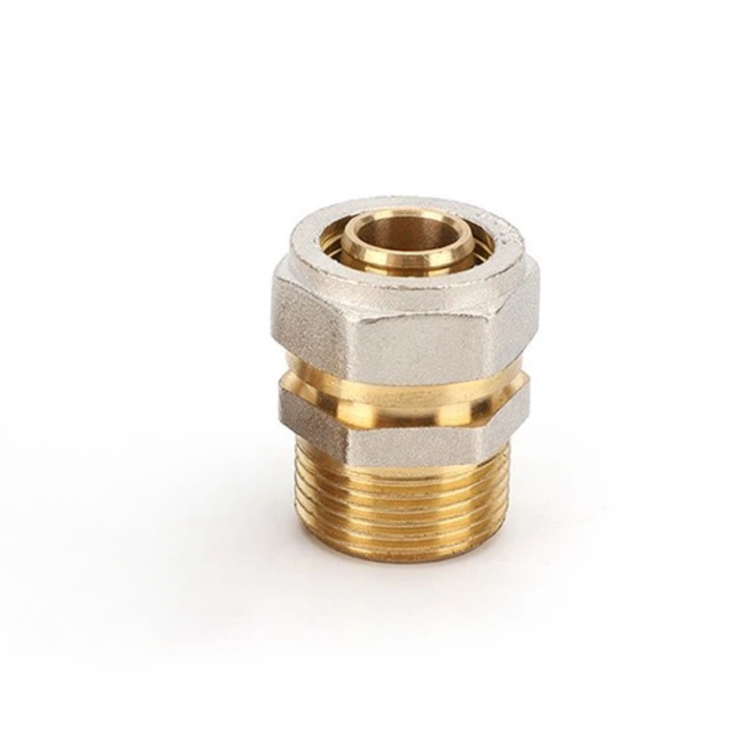 Brass Compression Fitting Male Socket