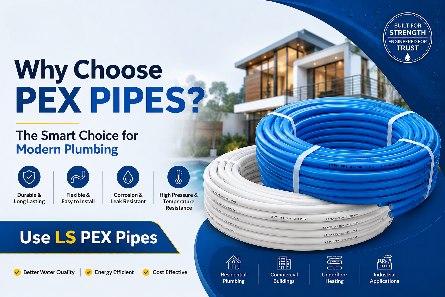 Why Choose PEX Pipes? The Smart Choice for Modern Plumbing